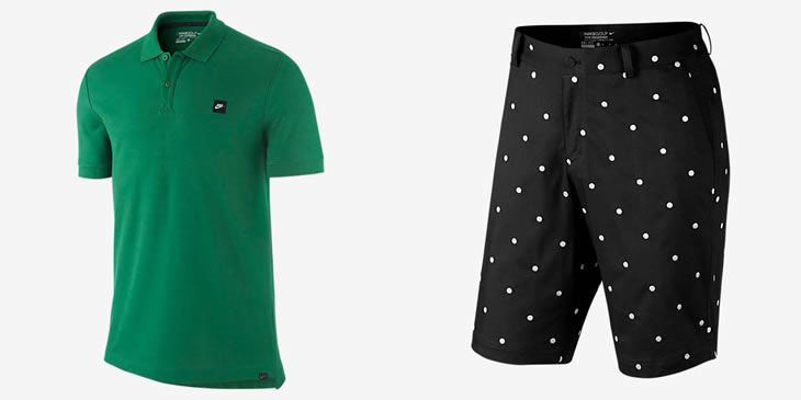 Nike Golf 2015 Apparel Polo-Shirt and Shorts