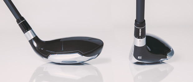 TaylorMade SLDR Rescue Heel and Face