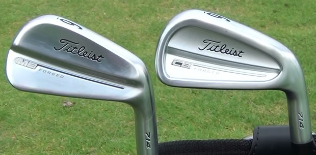 Titleist 714 MB Compare CB Irons