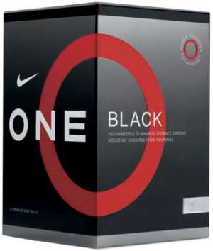 Nike 08 One Black Golf Ball
