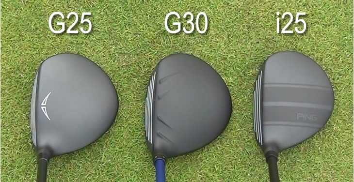 Ping G25 G30 i25 Fairway Comparison