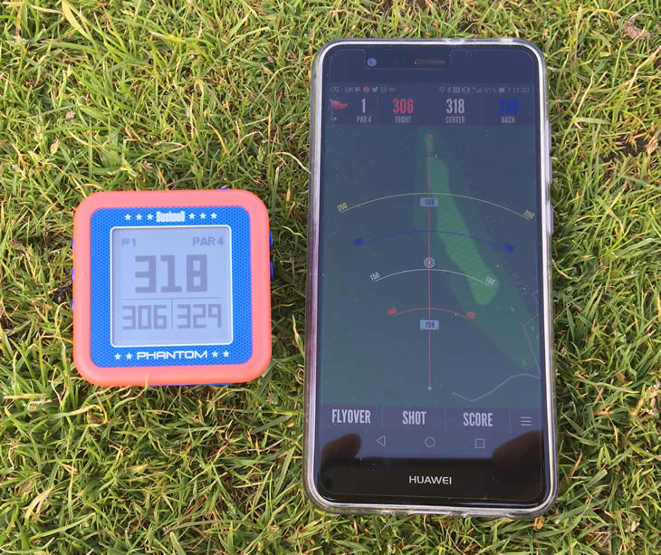Bushnell Phantom Golf GPS Rangefinder - Golfalot
