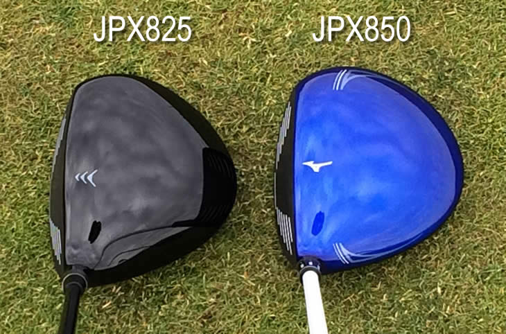 Mizuno JPX825 JPX850 Driver Comparison