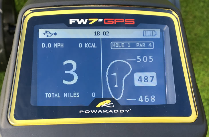 PowaKaddy FW7s GPS Golf Trolley