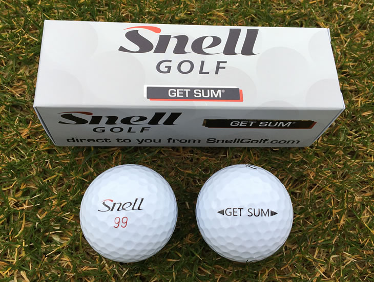 Snell Golf 2017 Get Sum Golf Balls 1 Dozen Yellow New