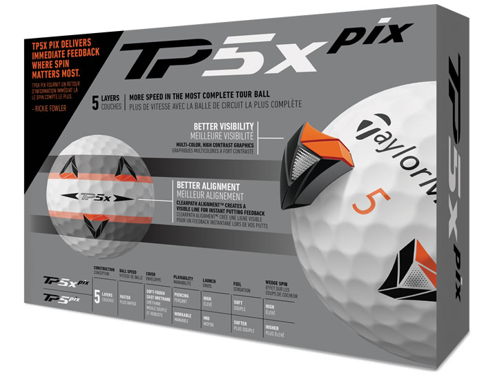 TaylorMade TP5 pix Golf Ball
