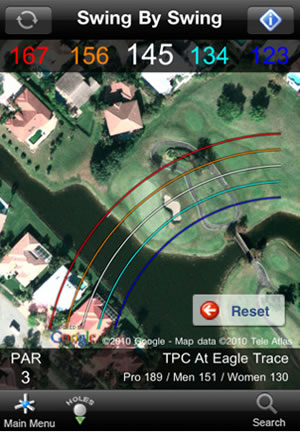 Swing by Swing GPS Golf Range Finder Golf App